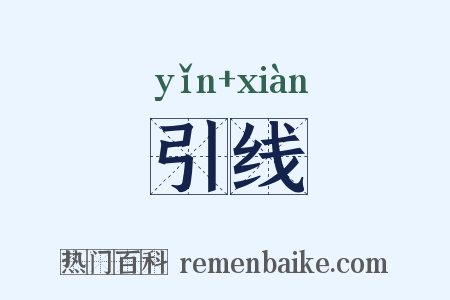引线是什么意思的图片